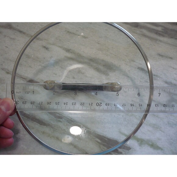 Simply Calphalon 7" OD 6.5” ID Glass Replacement Lid 0811612 Cool Touch Handle - Picture 8 of 8